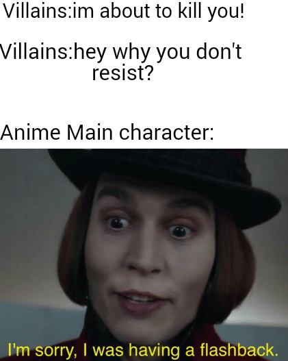 meme anime tentang flashback