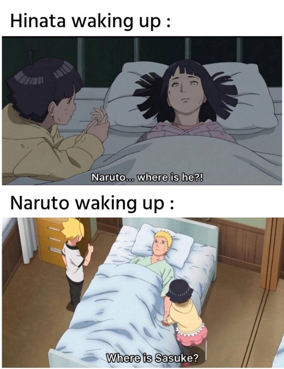 meme Naruto tentang prioritas