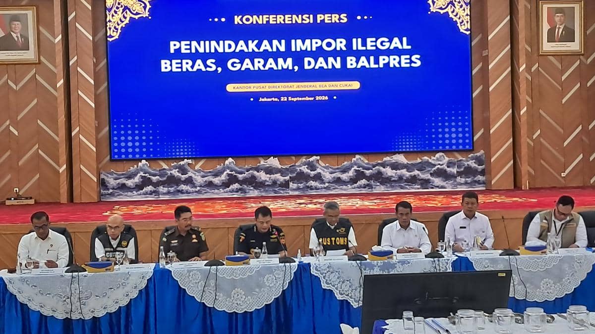 Pemerintah Tindak Impor Beras hingga Garam Ilegal Rp27,3 Miliar