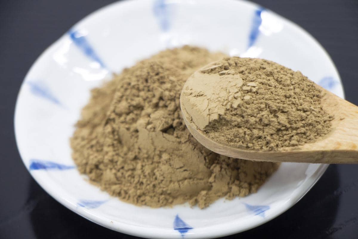 Potret hojicha bubuk