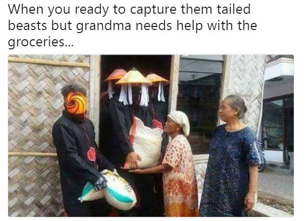 8 Meme Naruto tentang Nenek, Tsunade Ngamuk Dipanggil Nenek!