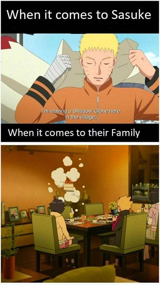 meme Naruto tentang prioritas