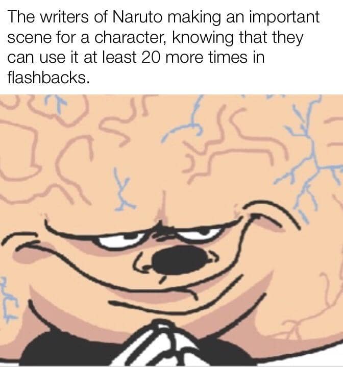 meme anime tentang flashback
