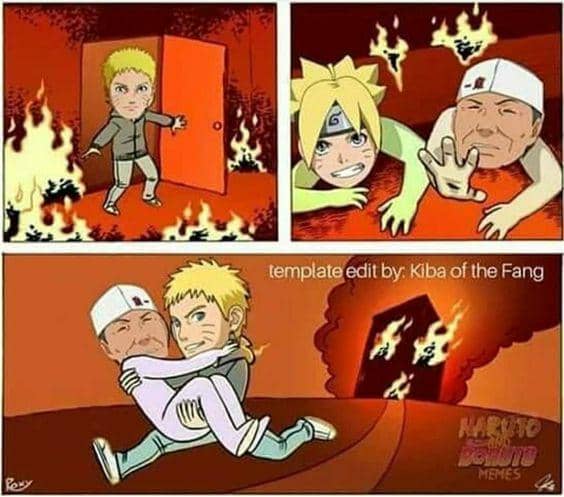meme Naruto tentang prioritas