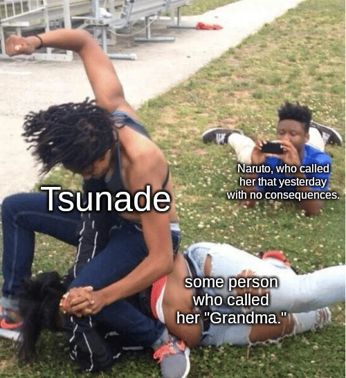 meme Naruto tentang nenek