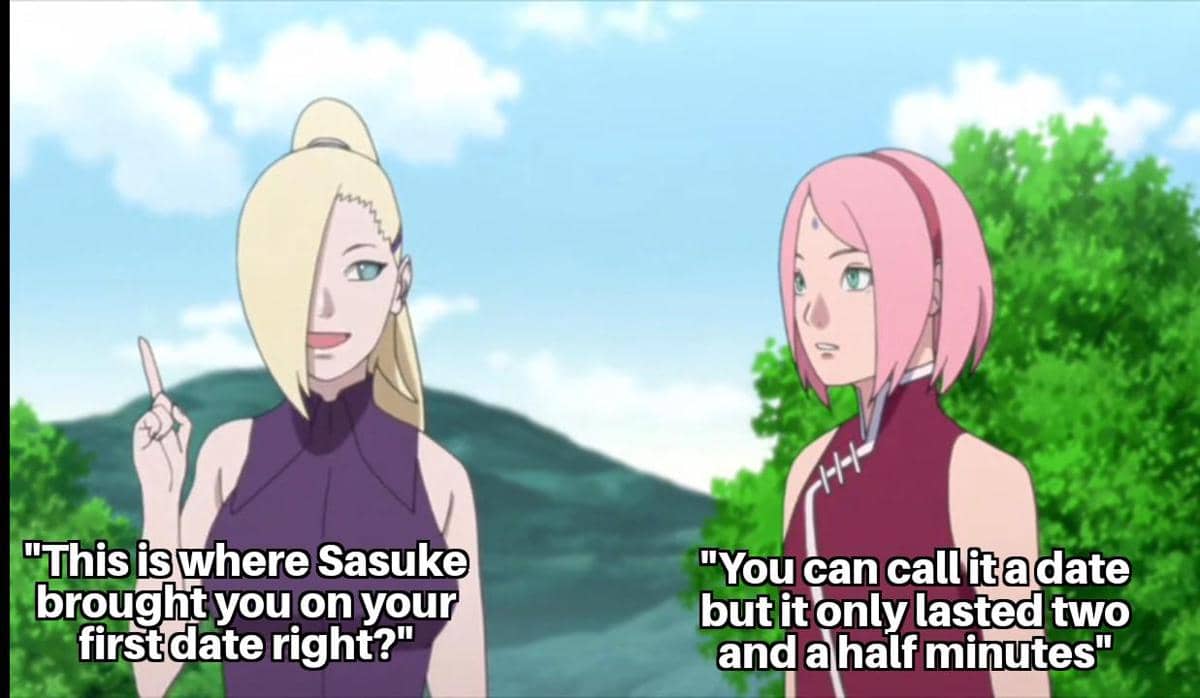 meme Naruto tentang kencan