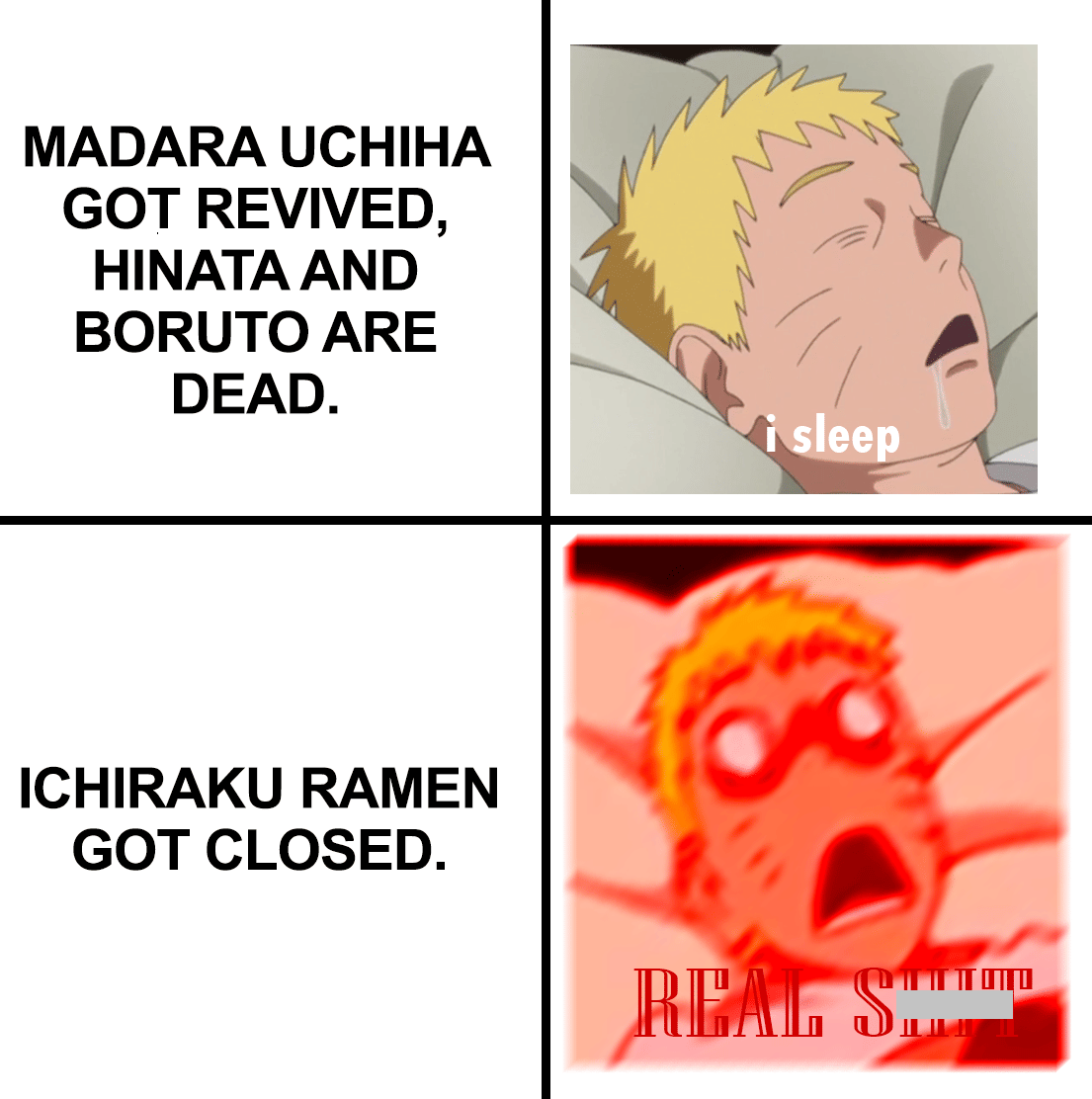 meme Naruto tentang prioritas