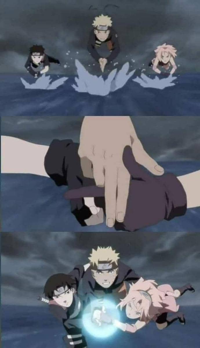 meme Naruto tentang trio