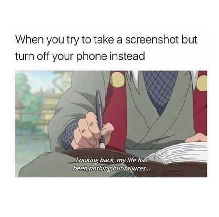 meme Naruto tentang HP