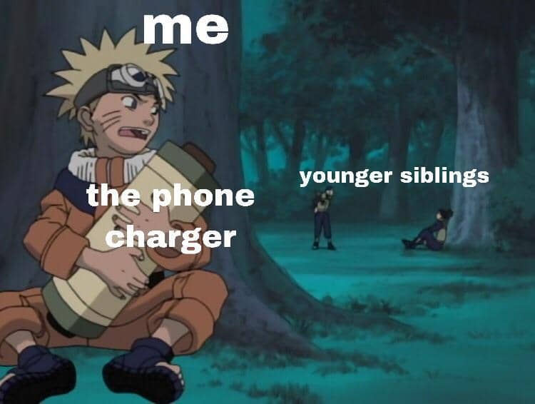 meme Naruto tentang HP