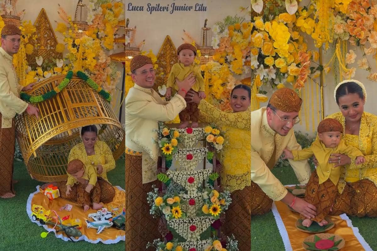 7 Ide Dekorasi Tedhak Siten Anak Lina Mukherjee, Fresh Serba Kuning