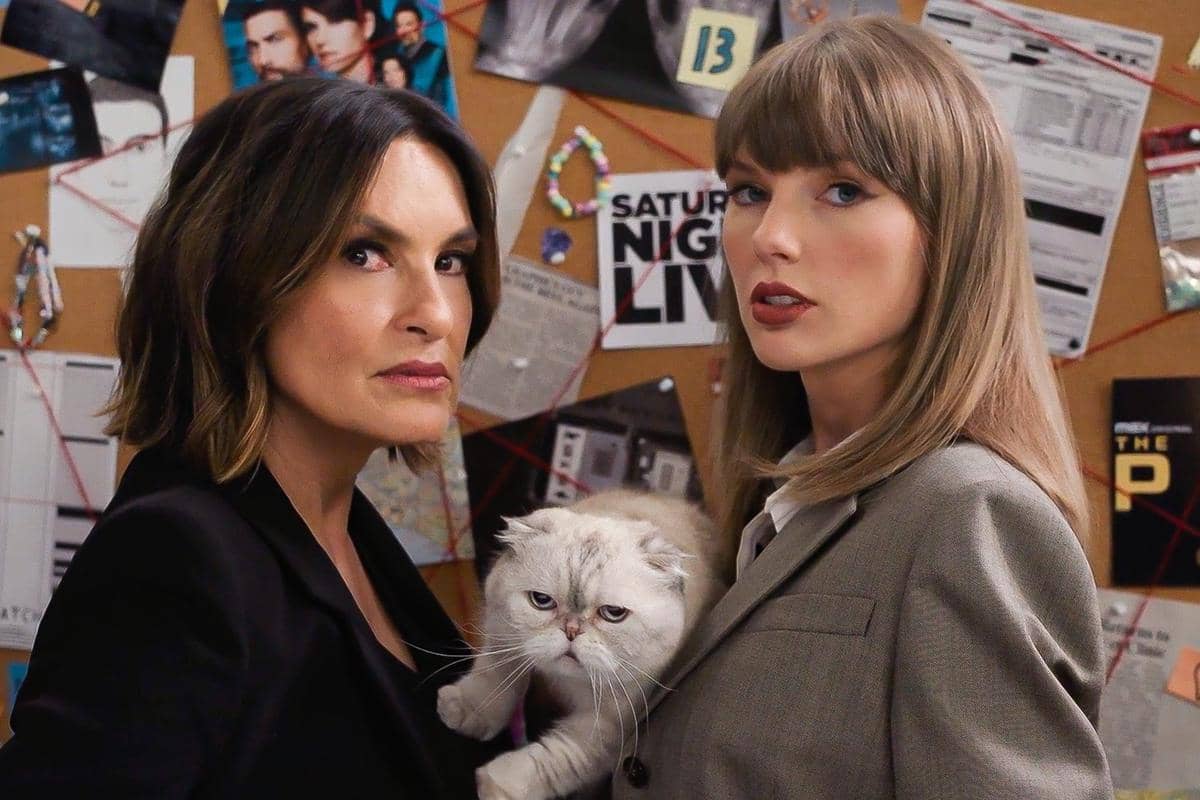 Taylor Swift dan Kucingnya, Olivia Benson, serta Mariska Hargitay