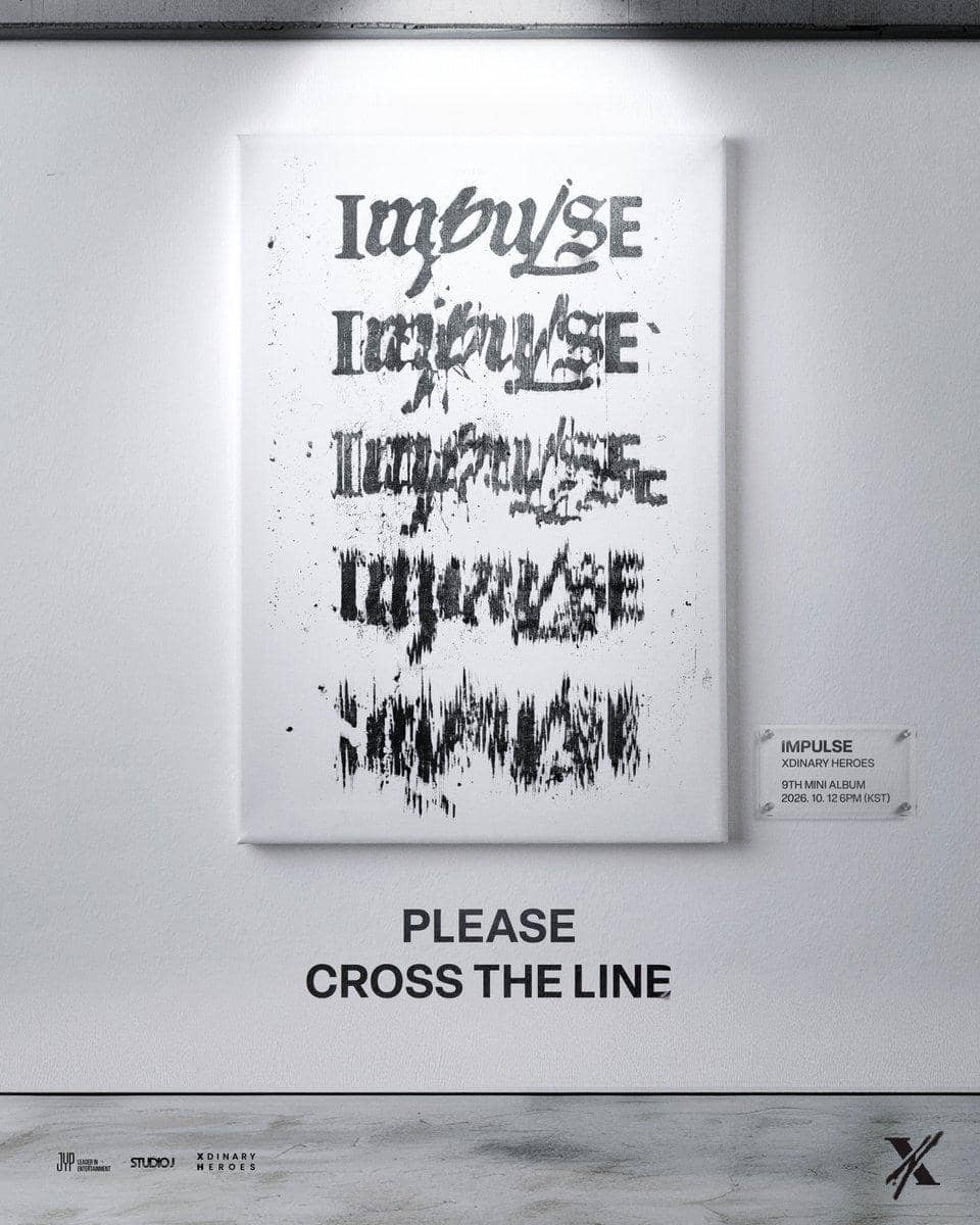 poster mini album ke-9 IMPULSE dari Xdinary Heroes