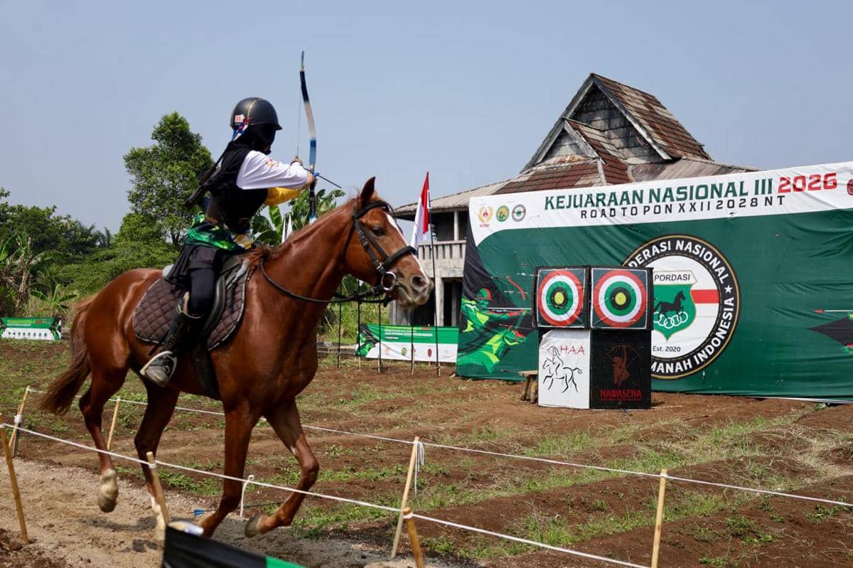 KONI Gelar Kejurnas Berkuda Memanah III 2026 Road to PON di Bogor