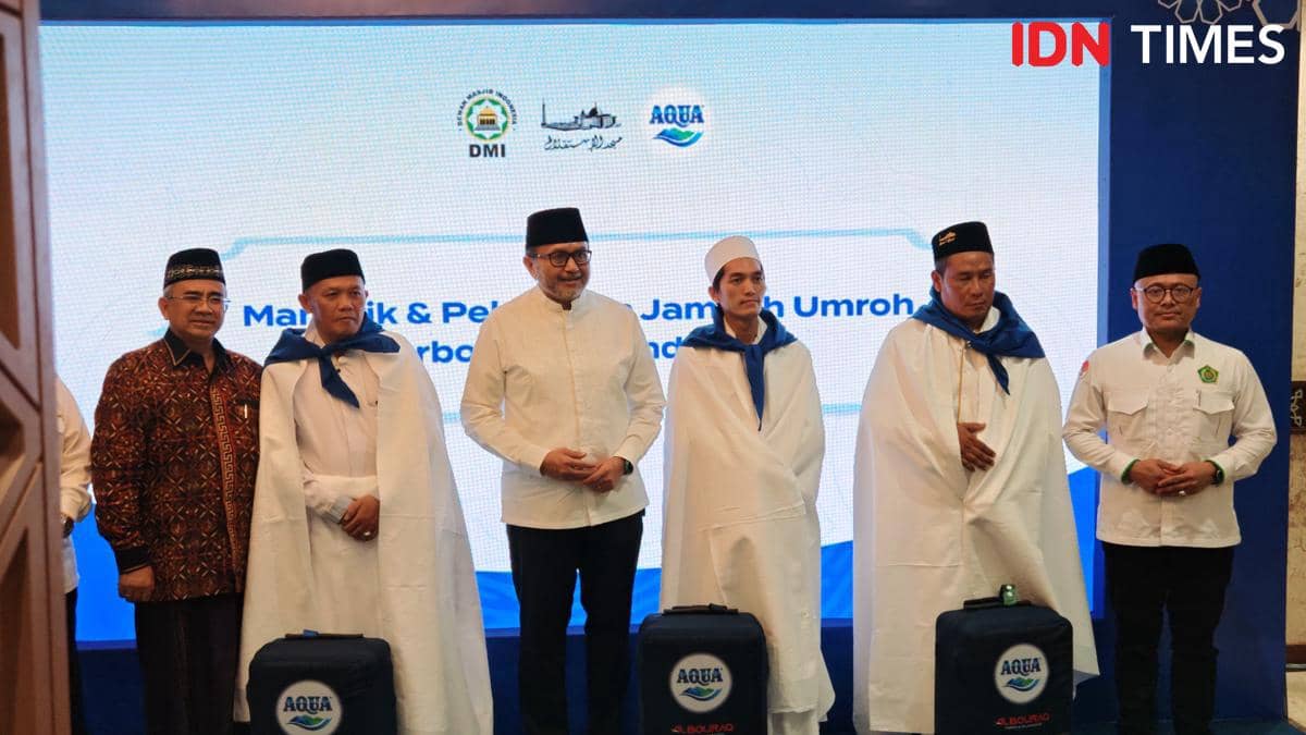 DMI dan Masjid Istiqlal Umrahkan 26 Marbot (IDN Times/Ilman Nafi'an)
