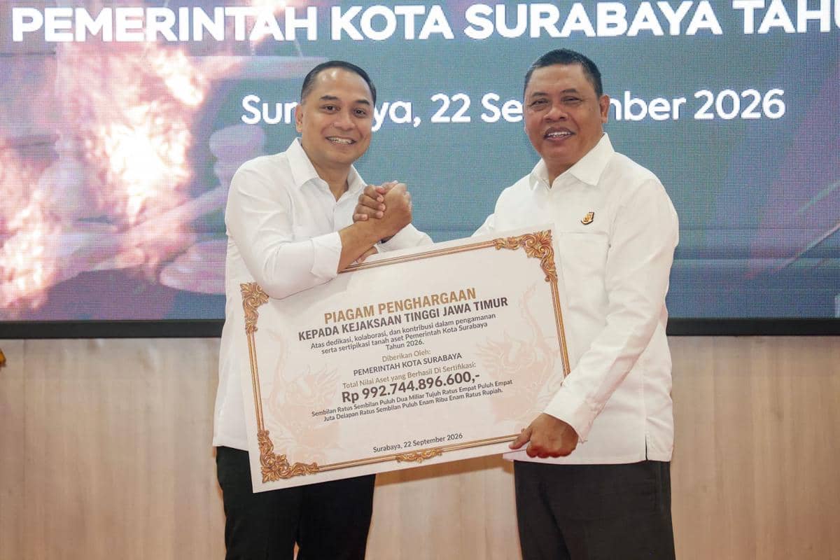 Bersama Kejaksaan, Aset Rp1 Miliar Pemkot Surabaya Terselamatkan