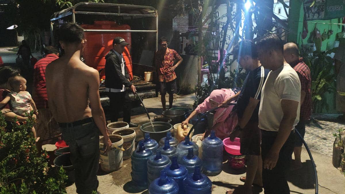 Kemarau Panjang, PDAM Makassar Salurkan 4,56 Juta Liter Air Bersih