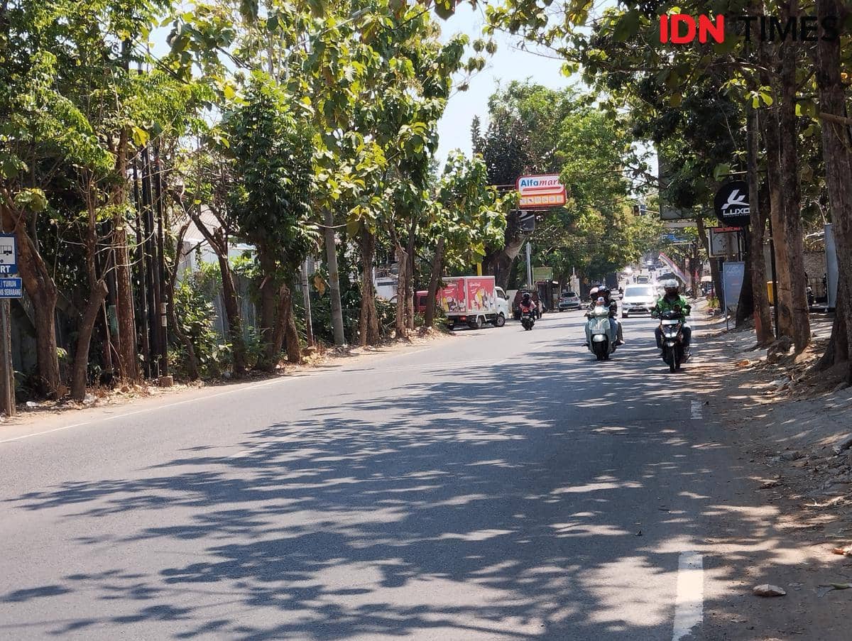 Cuaca panas di Kota Semarang. (IDN Times/Dhana Kencana)
