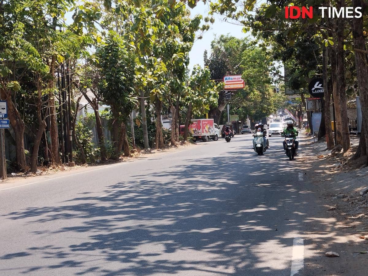 Cuaca panas di Kota Semarang. (IDN Times/Dhana Kencana)