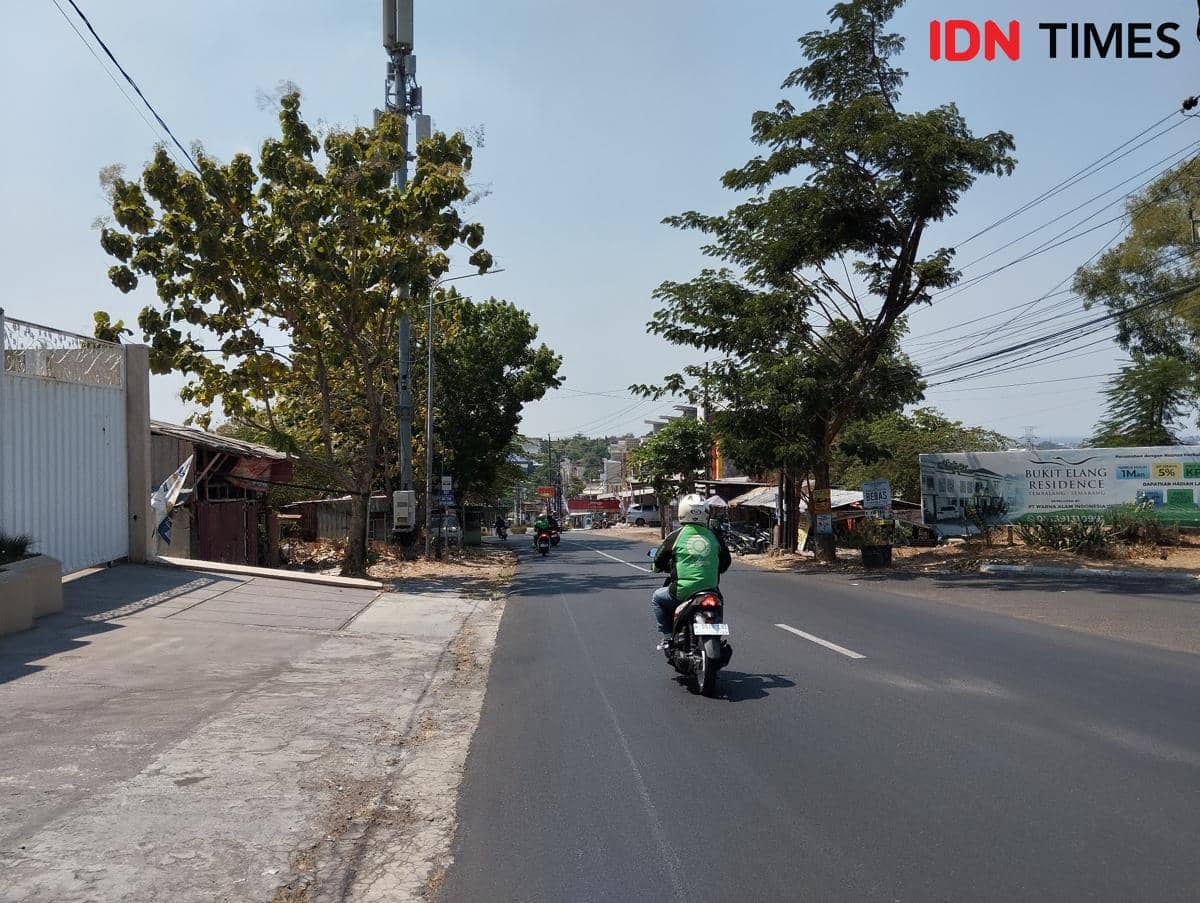Cuaca panas di Kota Semarang. (IDN Times/Dhana Kencana)
