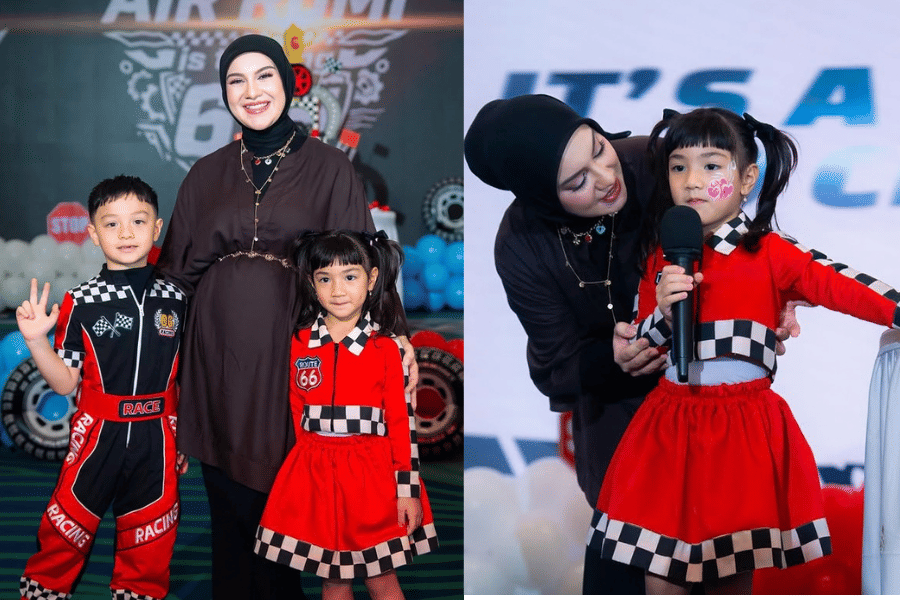 Gaya Irish Bella dan Keluarga di Ulang Tahun Rumi, Nuansa Racing!