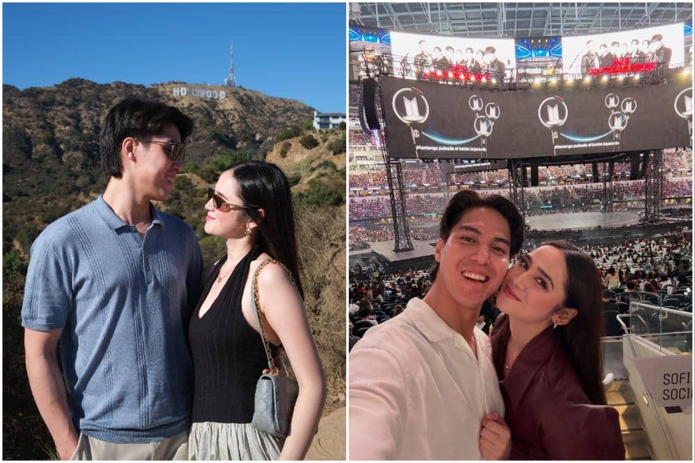 El Rumi saat Liburan di Los Angeles, Temani Istri Nonton Konser BTS!