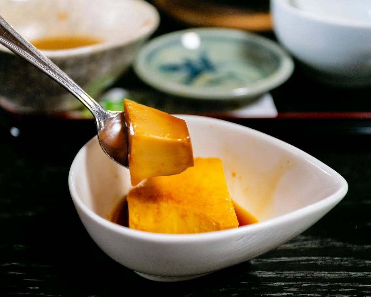 ilustrasi egg pudding