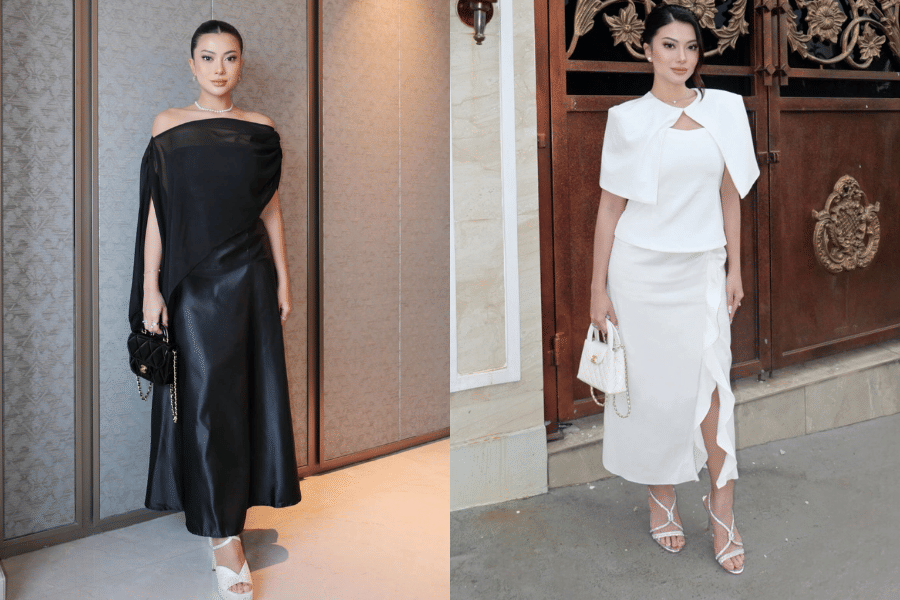 7 Gaya Outfit Classy ala Hanum Mega, Kasual hingga Formal!