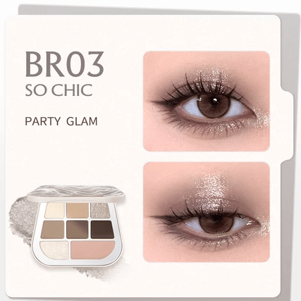 FOCALLURE 8 color Eyeshadow Palette Matte (BR03)