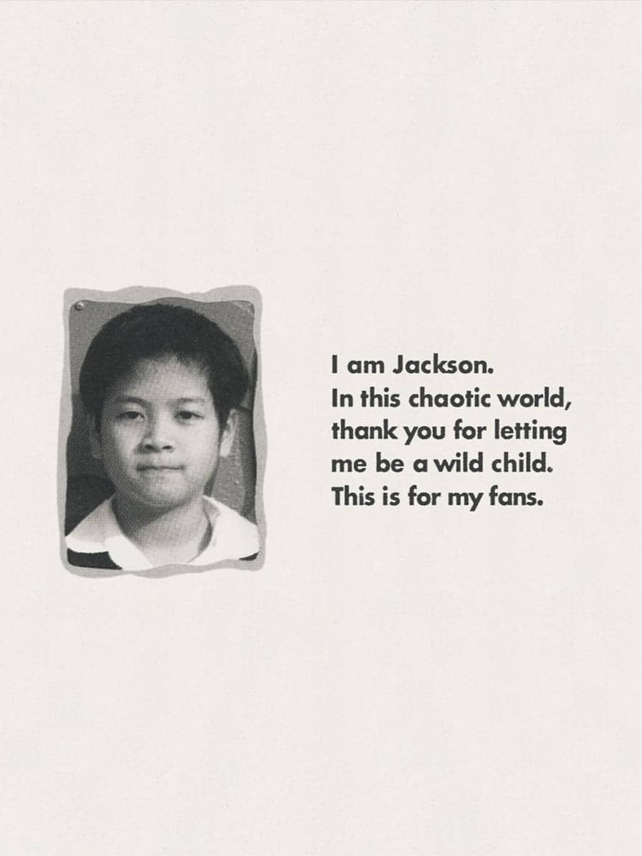 poster single terbaru Jackson Wang Thank You