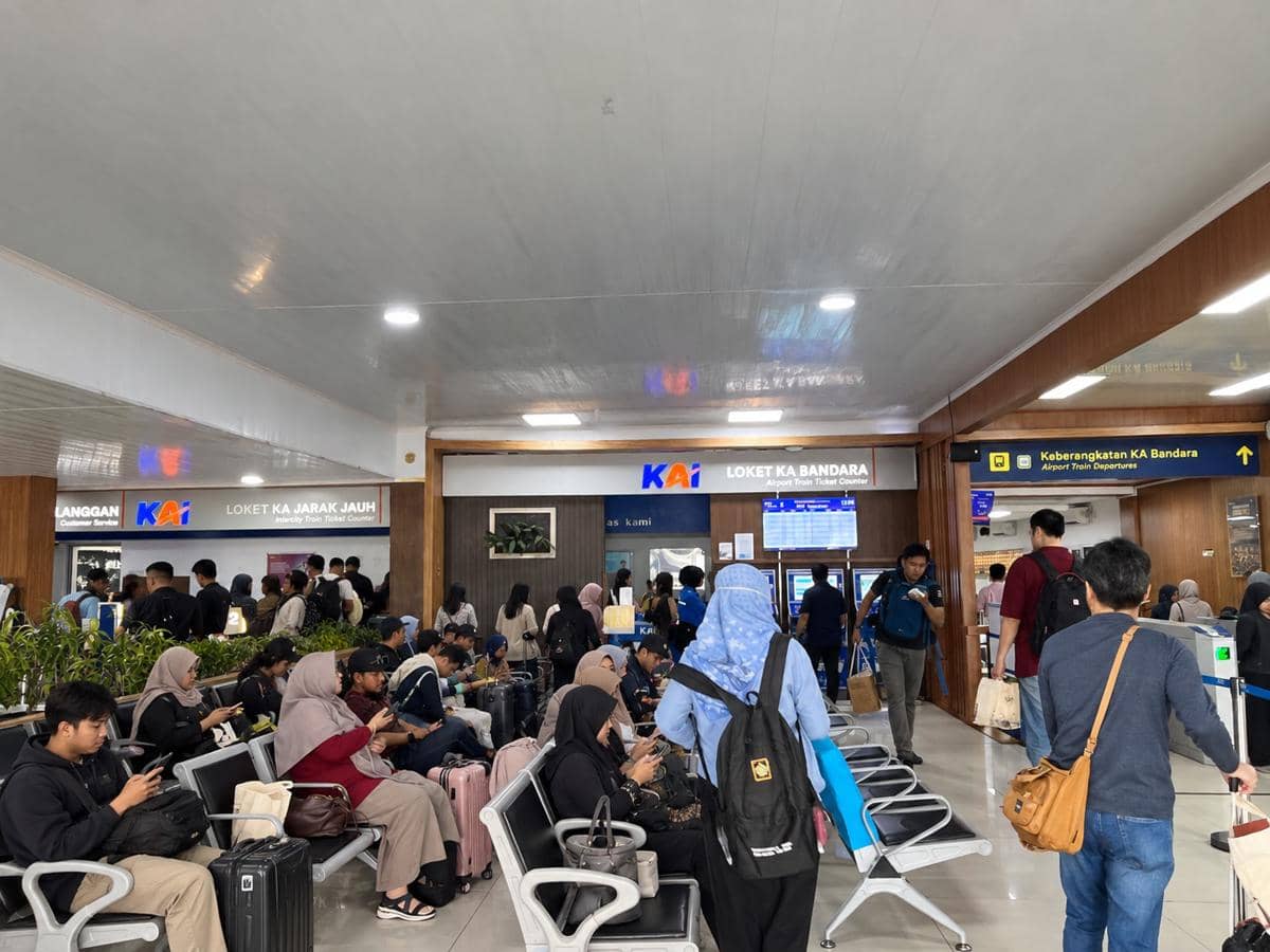 Penumpang KA bandara YIA. (Dok. Istimewa)