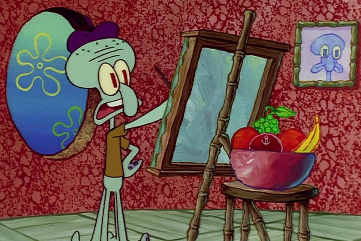 8 Karya Seni Buatan Squidward dalam Kartun SpongeBob SquarePants