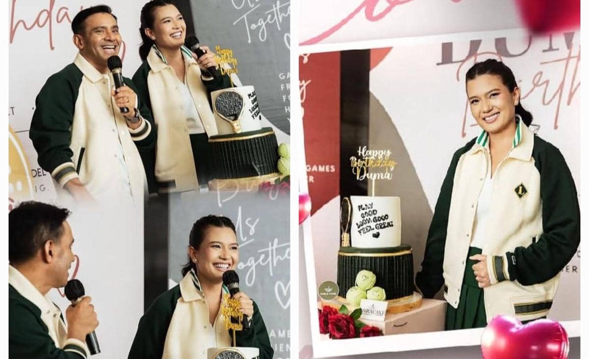 Perayaan Ultah Ke-43 Duma Riris, Istri Judika, Meriah di Tempat Padel