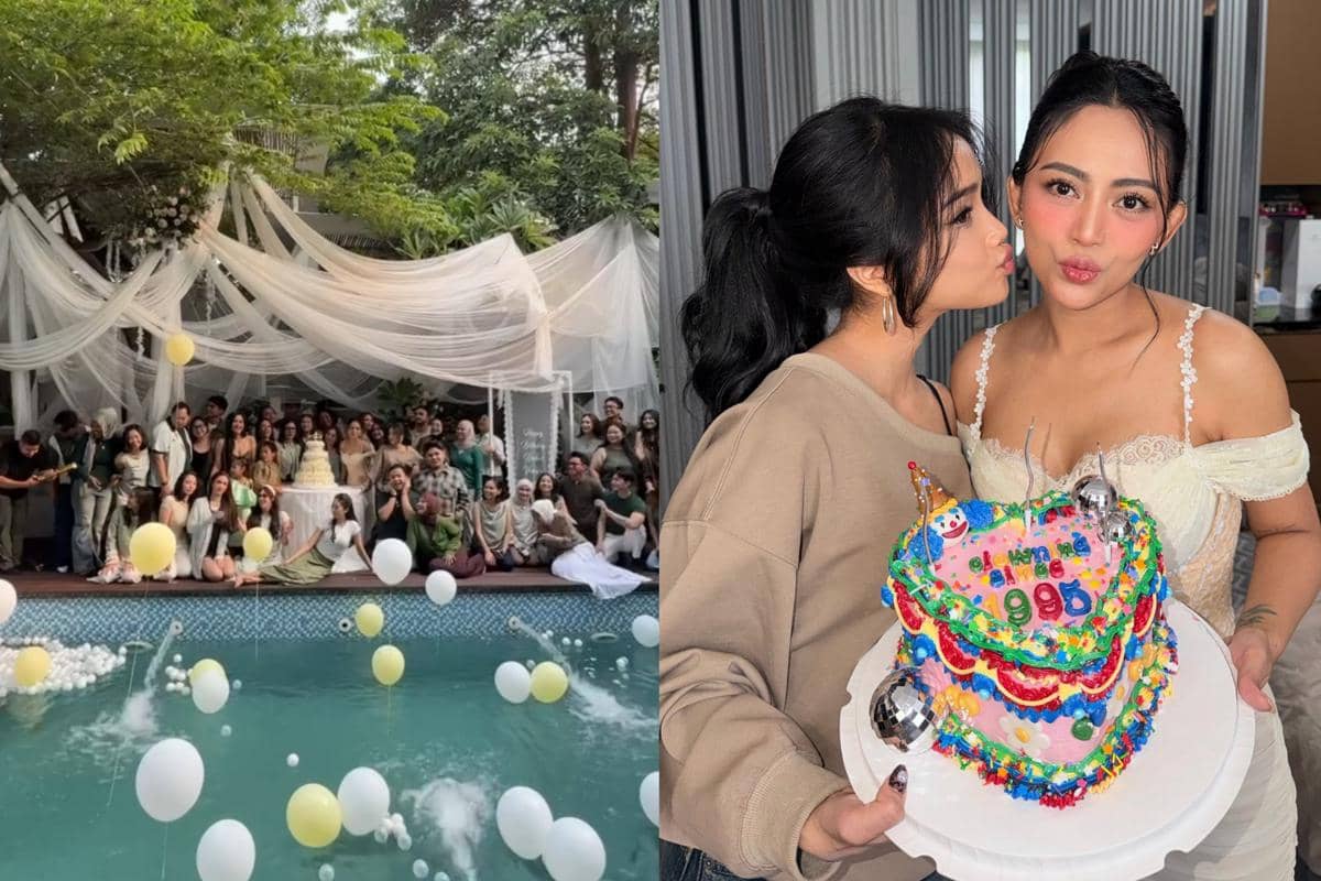 Dekorasi Birthday Party Rachel Vennya, Garden Party Serba Kuning