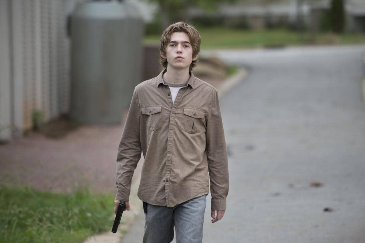 Austin Abrams dalam serial The Walking Dead