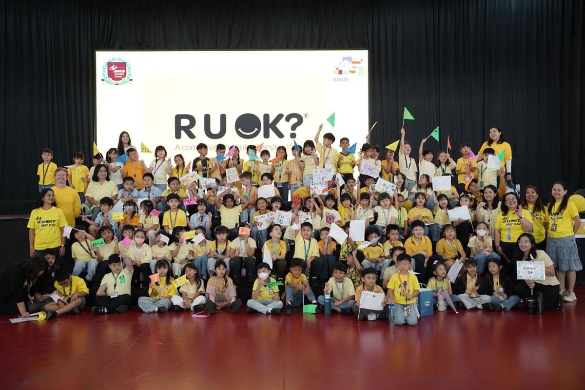 “R U OK?” Day di BINUS SCHOOL Serpong, Bangun Budaya Saling Peduli