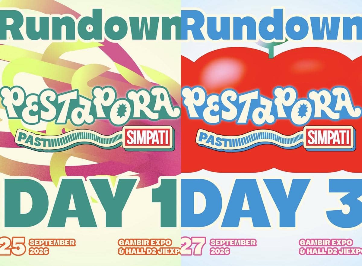 Rundown Pestapora 2026 Day 1-3, Siap Seru-seruan Sama Ratusan Musisi?
