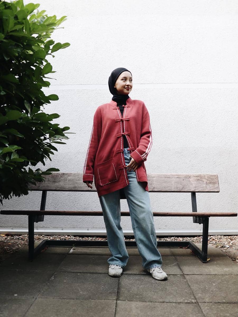 mix and match celana jeans ala Gita Savitri