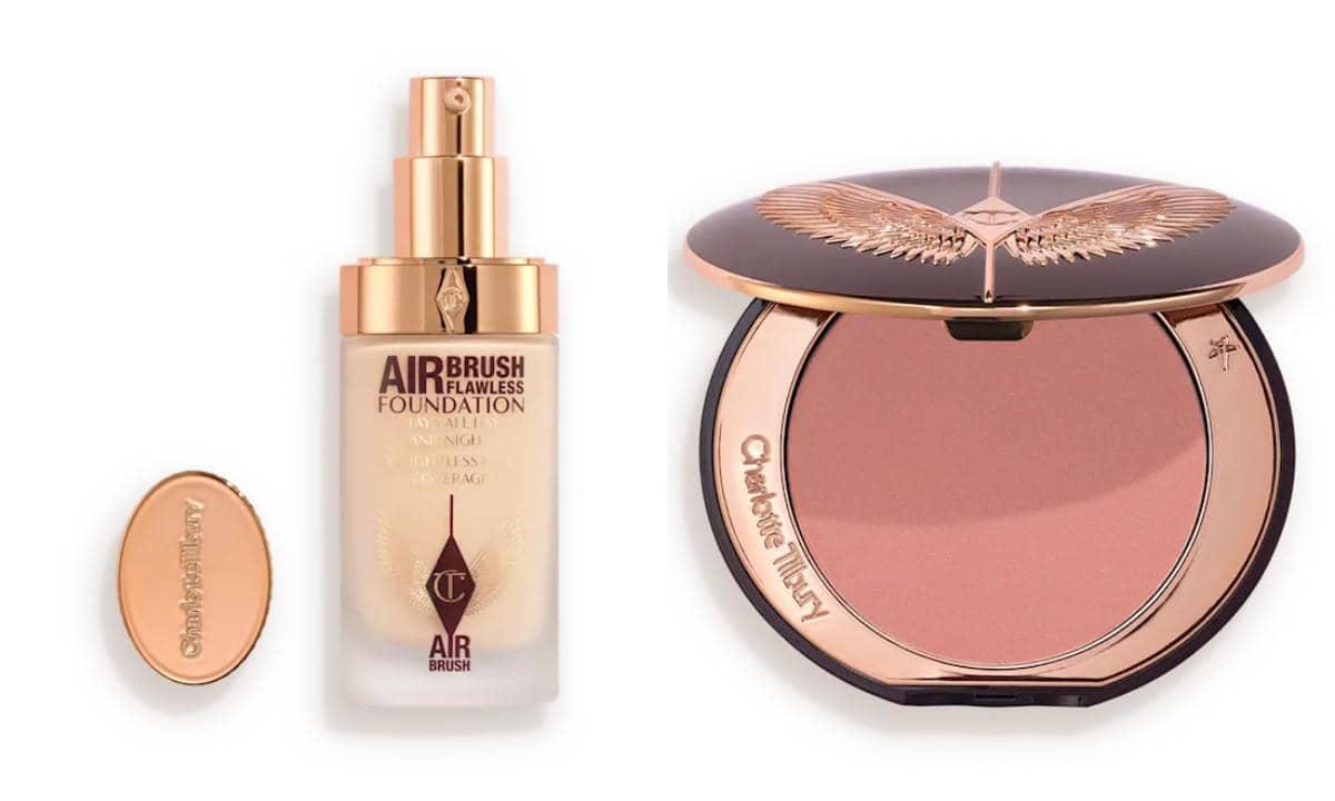 Foundation dan blush Charlotte Tilbury
