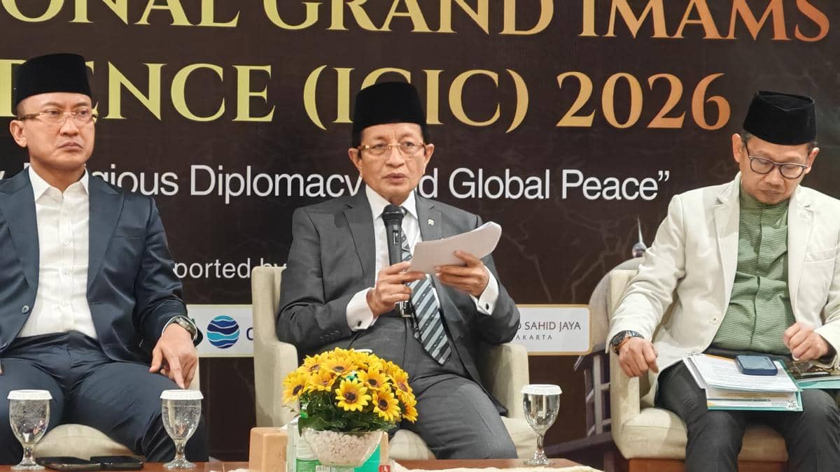 Konferensi pers International Grand Imams Conference (IGIC) 2026 (IDN Times/Ilman Nafi'an)