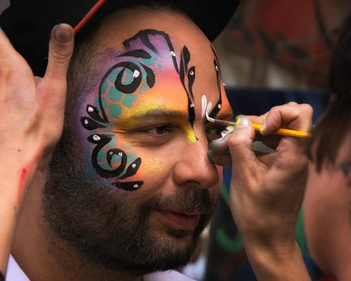 face painting atau glitter untuk nonton Pestapora 2026