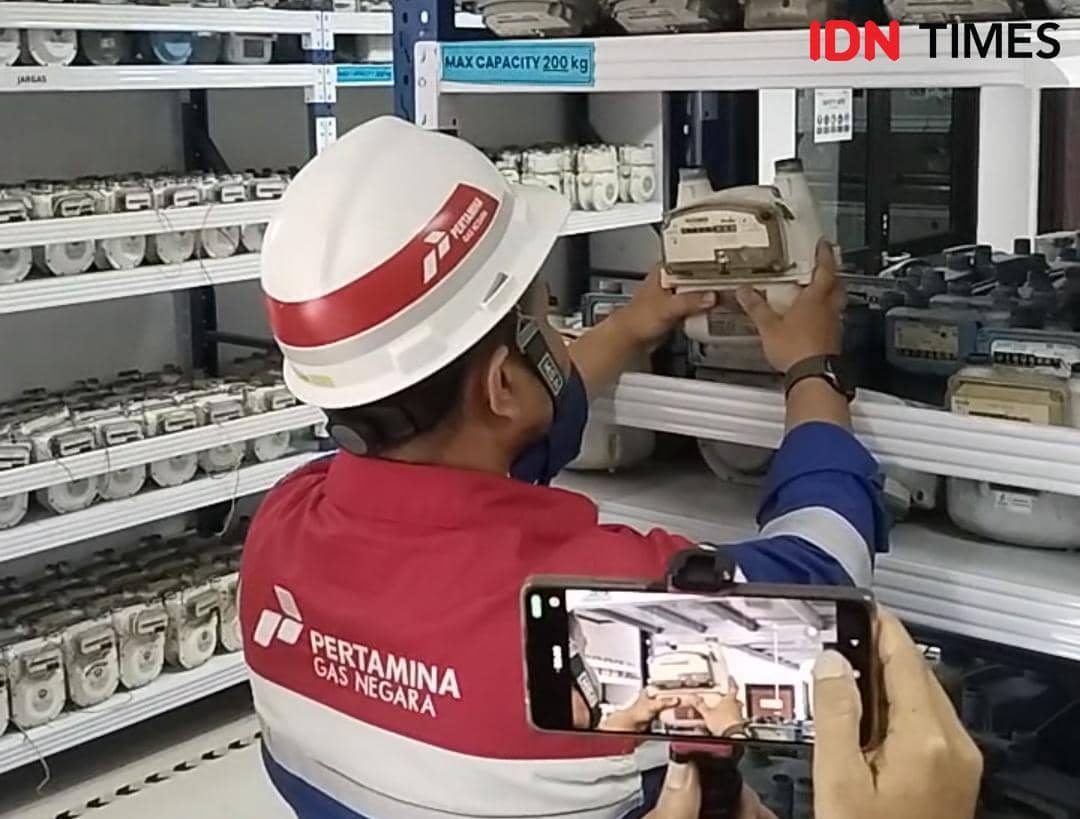 Gudang material gas bumi PGN (IDN Times/Feny Maulia Agustin)