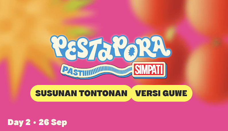 Cara Bikin Rundown Pribadi Pestapora 2026, Susun Jadwal Nonton Sendiri