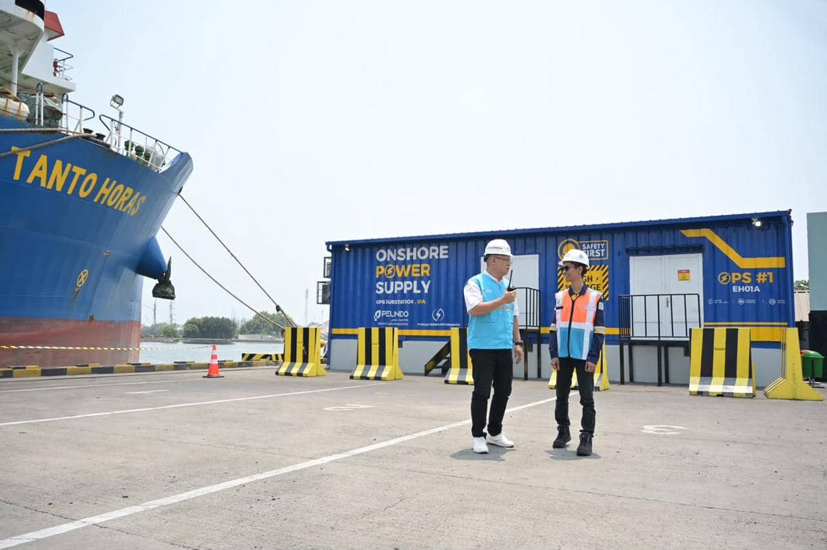 PLN dan Pelindo Resmikan Onshore Power Supply di Tanjung Priok