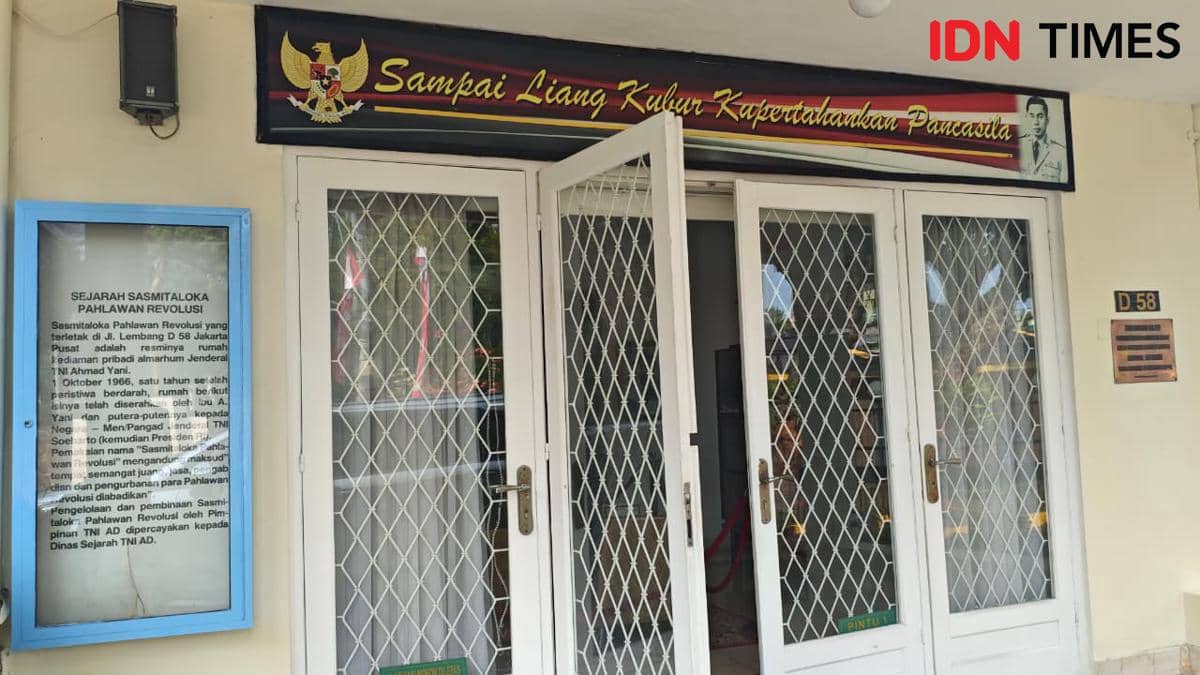 Kediaman Jenderal Ahmad Yani yang kini menjadi Museum Sasmitaloka, di Menteng, Jakarta Pusat. (IDN Times/Febriyanti Revitasari)
