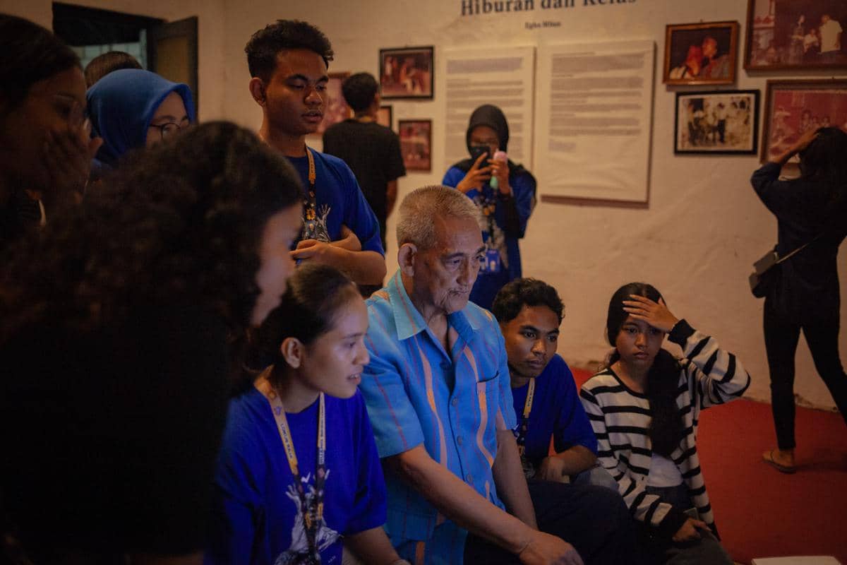 Suasana pameran Merekam Kota sesi sebelumnya. (Dok SkolMus)