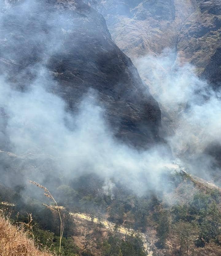 Karhutla Bukit Setampol Rinjani Masih Berusaha Dipadamkan