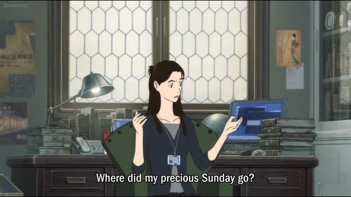 meme anime tentang Minggu