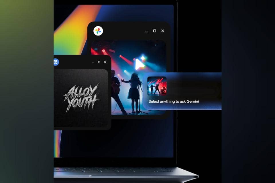 tampilan fitur Googlebook