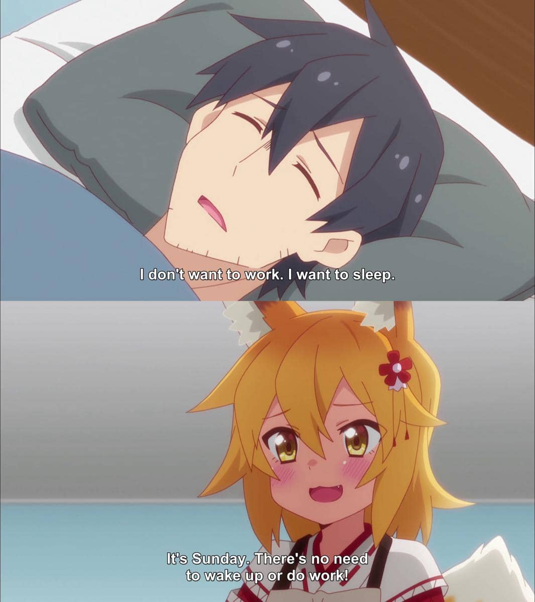 meme anime tentang Minggu